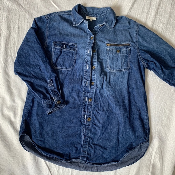 Jones New York Denim top - Picture 1 of 2
